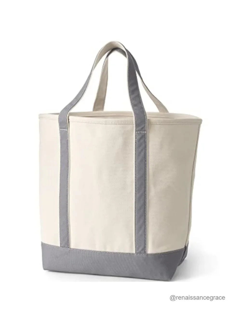 Large Canvas Tote Bag with Pockets Laptop Shoulder Strap